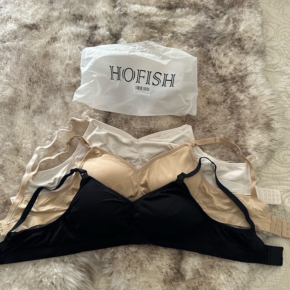 Set of nursing bras XL